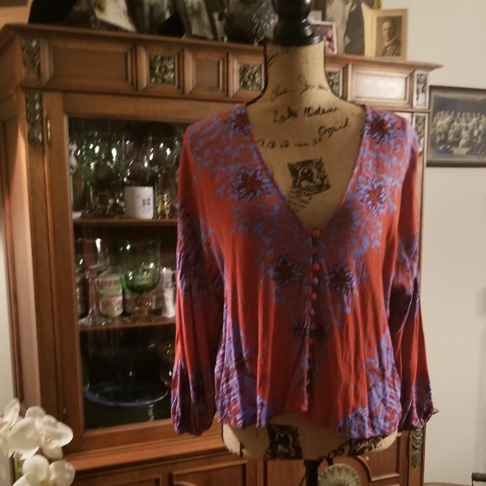 Free People Birds of a feather top  size XS